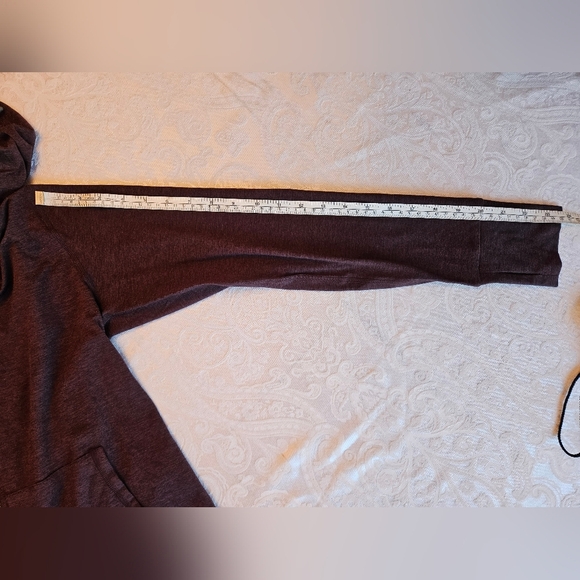 Kirkland Signature Dark Brown Lightweight Full Zip Hoodie, NWT - Picture 4 of 8